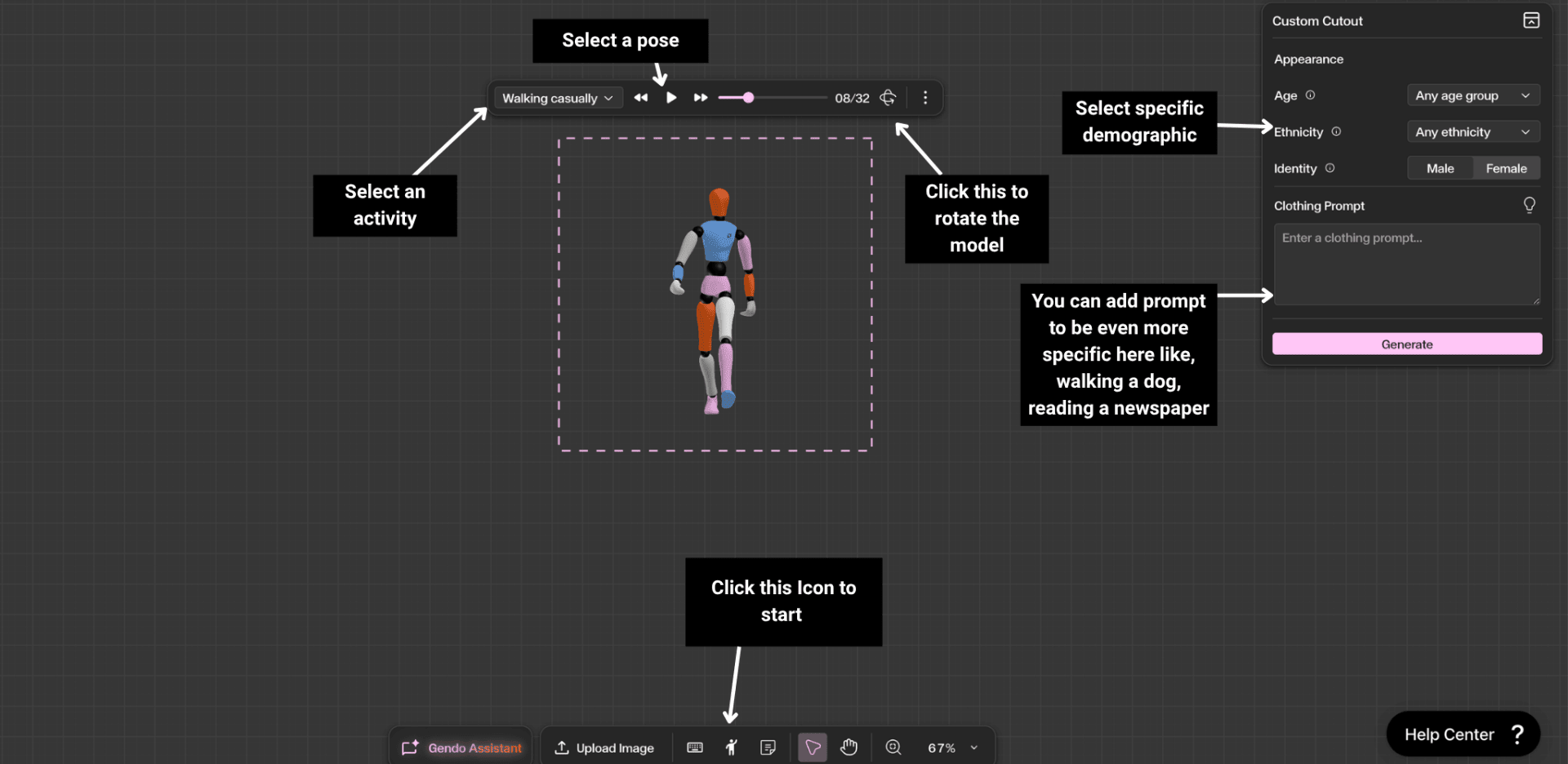 The Cutout Panel and Appearance Settings