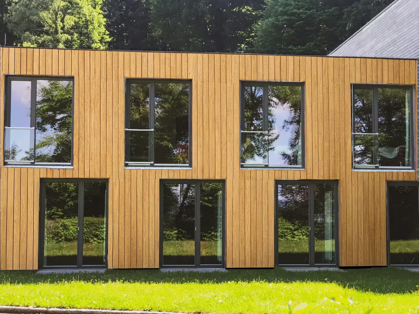 Swap cladding to corten steel