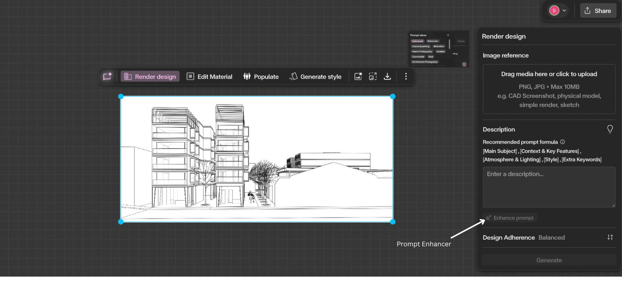 Using Render Design