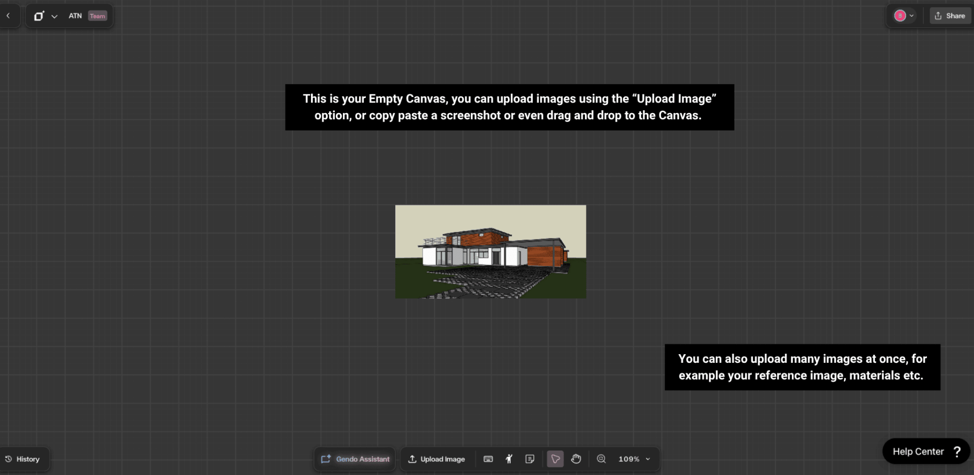 Upload your base image