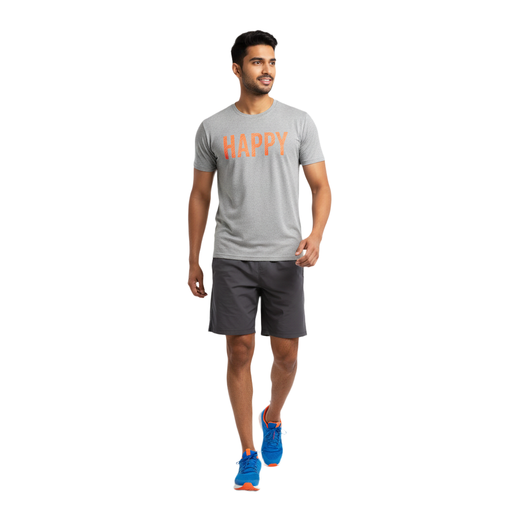 Man in casual sportswear people PNG cutout