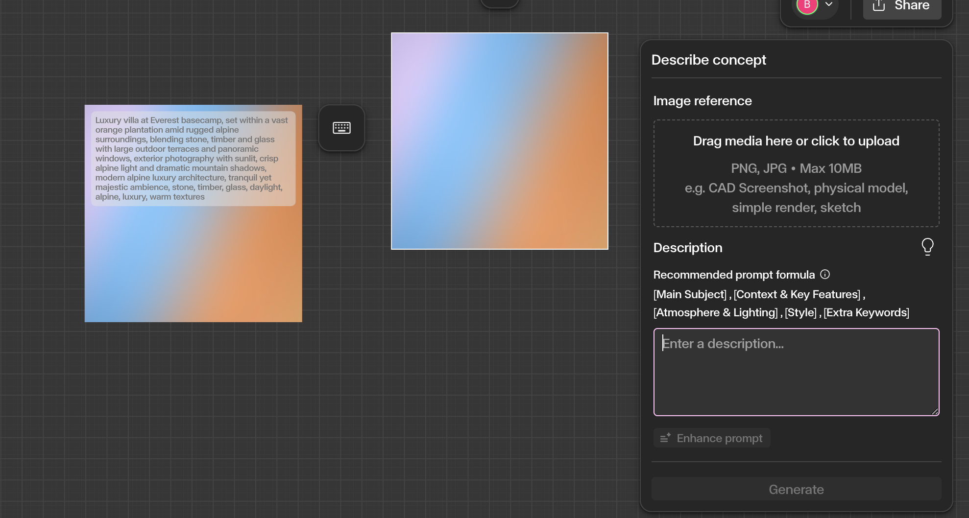 Using the Describe Tool