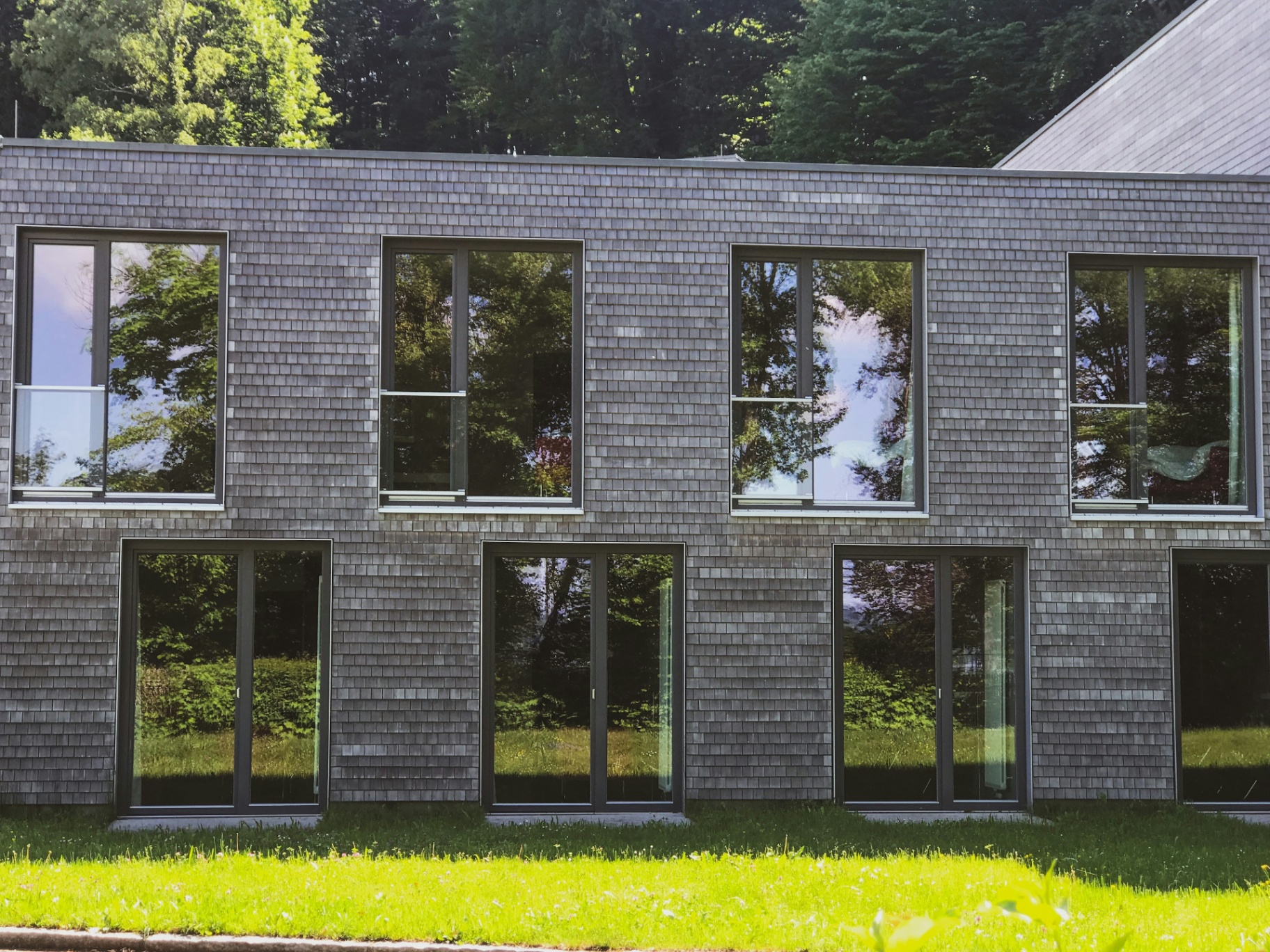 Before: Swap cladding to corten steel