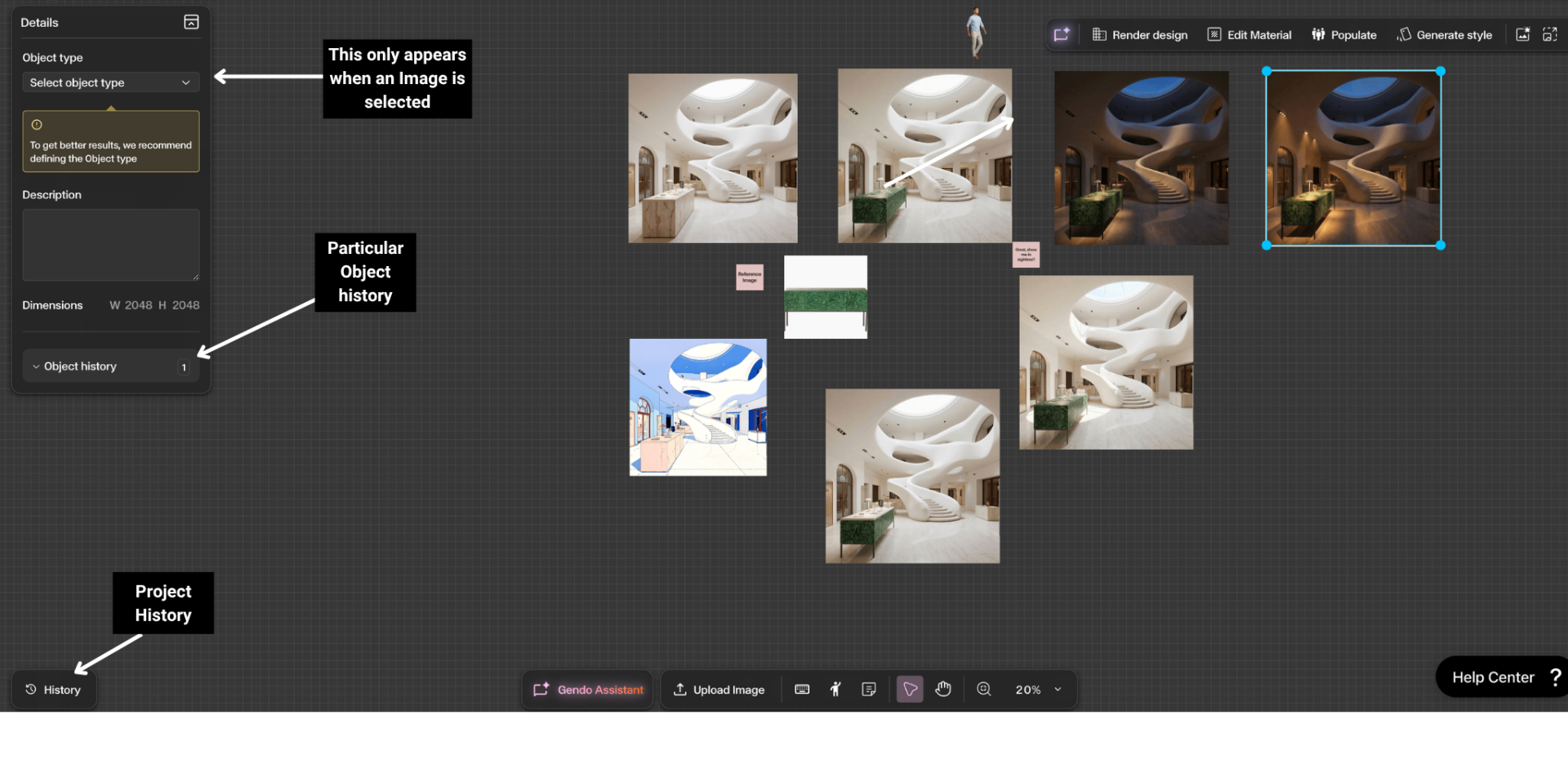 Project History & Object History
