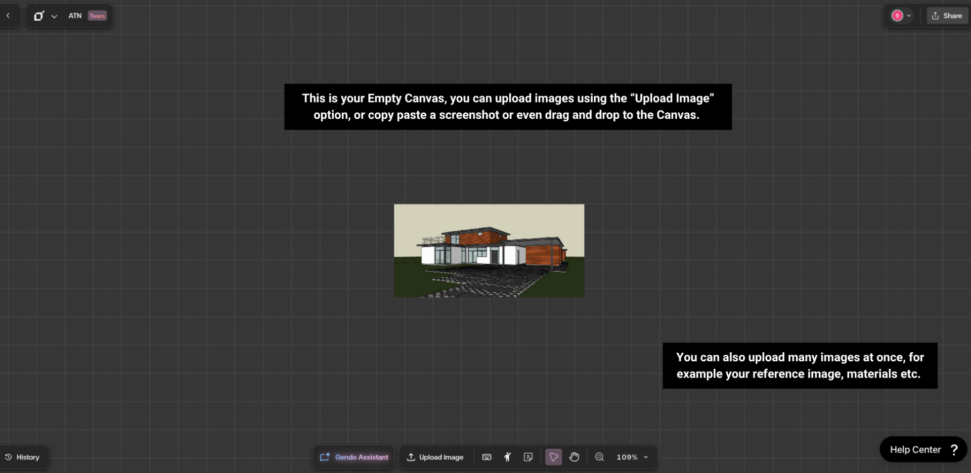 Upload your base image