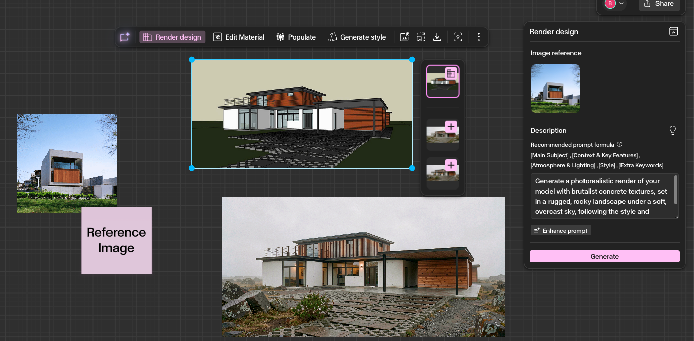 Generate and compare
