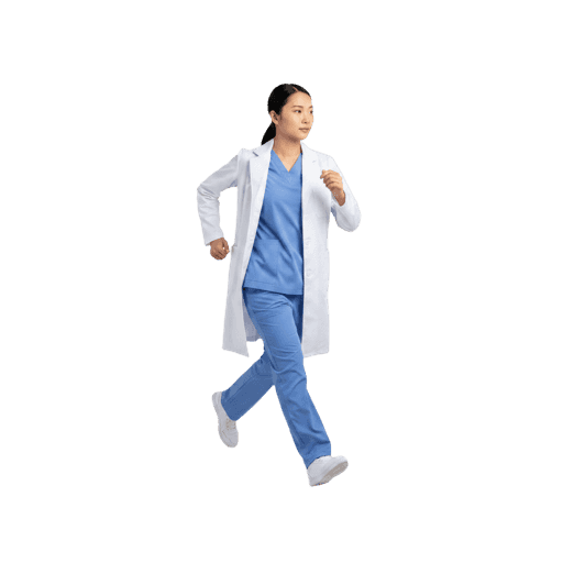 Walking Asian Female PNG — Free Cut-out for Architectural Renders