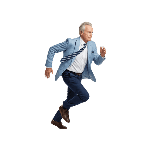 Running Caucasian Male PNG — Free Cut-out for Architectural Renders