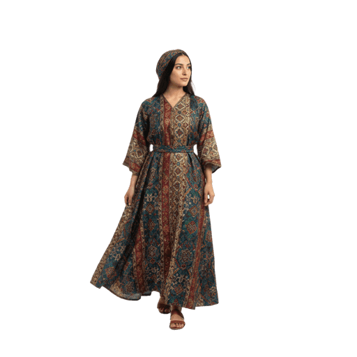 Walking Arabic Female PNG — Free Cut-out for Architectural Renders