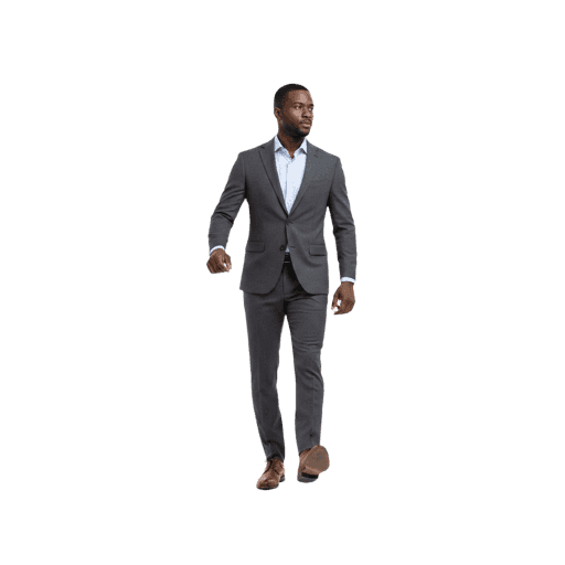 Walking African Male PNG — Free Cut-out for Architectural Renders