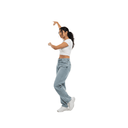 Walking Indian Female PNG — Free Cut-out for Architectural Renders