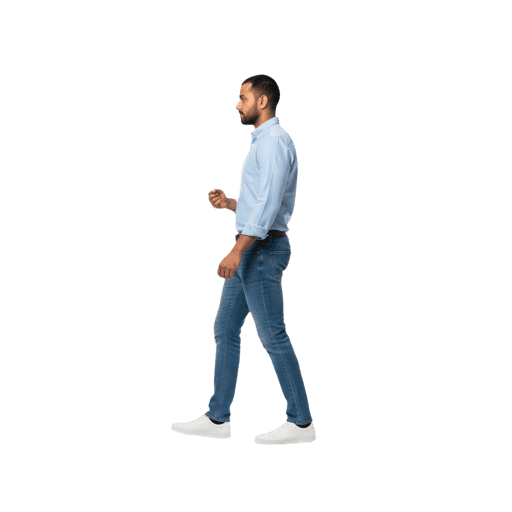 Walking Indian Male PNG — Free Cut-out for Architectural Renders