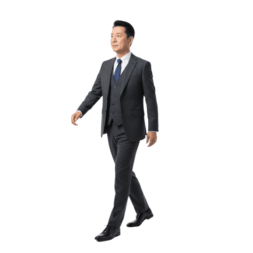 Walking Asian Male PNG — Free Cut-out for Architectural Renders