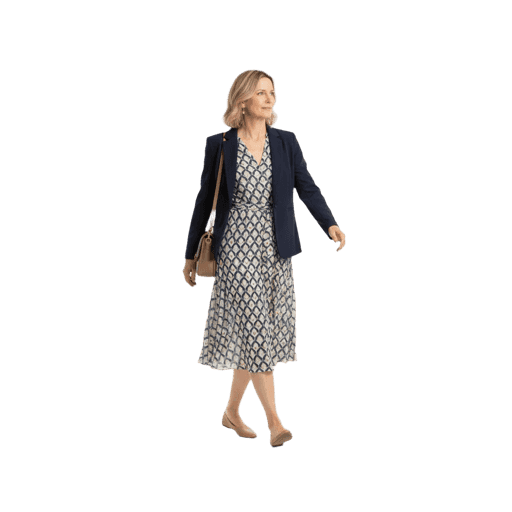 Walking Caucasian Female PNG — Free Cut-out for Architectural Renders