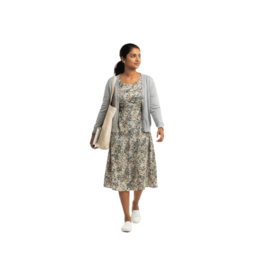 Walking Female PNG — Free Cut-out for Architectural Renders