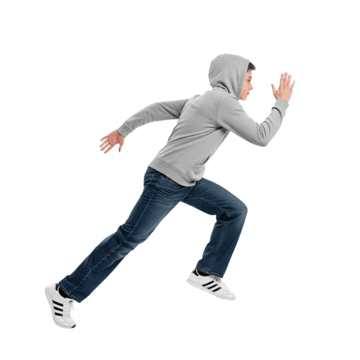 Running Caucasian Male PNG — Free Cut-out for Architectural Renders