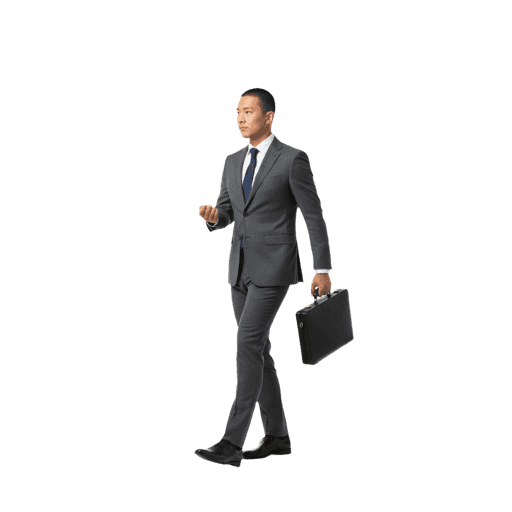 Walking Asian Male PNG — Free Cut-out for Architectural Renders