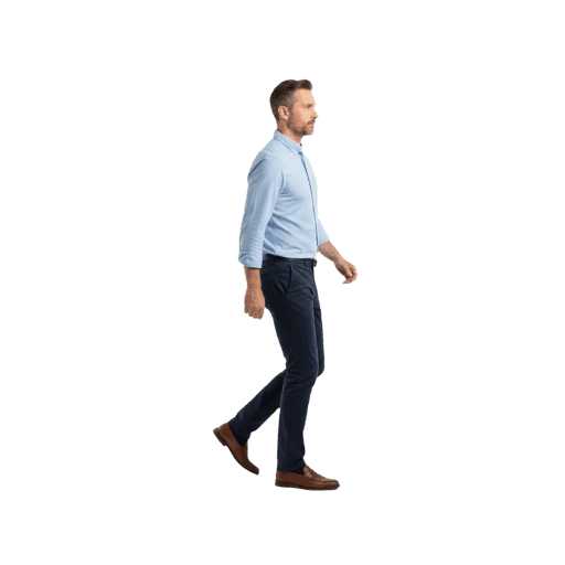 Walking Caucasian Male PNG — Free Cut-out for Architectural Renders